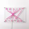 Image de SELETTI Applique déco LED Resist-Sister, fuchsia