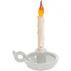 Image de SELETTI Lampe de table déco LED Grimm Bugia bougie blanche