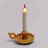 Image de SELETTI Lampe de table déco LED Grimm Bugia bougie dorée