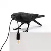 Image de SELETTI Bird Lamp lampe de table LED ludique, noir