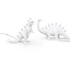Image de SELETTI Jurassic Lamp Rex Lampe de Table en Forme de Dinosaure Gris