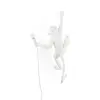 Image de SELETTI Applique déco LED Monkey Lamp, blanche, droite