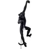 Image de Suspension luminaire Seletti Monkey, résine, noire, 89 x 45 x 29 cm