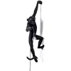 Image de SELETTI Applique déco LED Monkey Lamp, gauche, noire