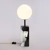 Image de SELETTI Lampe table LED Toiletpaper à motif de carte