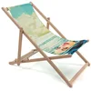 Image de Seletti Chaise longue pour fille dans la mer Deck Chair Girl en The Sea