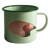 Image de Seletti Tasse en métal émaillé « Toiletpaper» Ø 10 cm H.9 - Savon