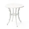 Image de Seletti Table en Aluminium « Industry Collection » Ø 70 cm H.74 cm - Blanc
