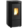 Image de Poêle À Granulés De Bois 7kw Noir - MOIRAEVONOIR