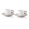 Image de Guzzini - Ensemble de 2 tasses à café avec soupe Everyday taupe - 9x12,5x12,5 cm OS