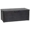 Image de Coffre de jardin FLORIDA - Résine - Capacité 550L - Anthracite