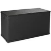 Image de Toomax Coffre à coussins - Malle de rangement 420 L, Rattan Polypropylène Anthracite - ART162A