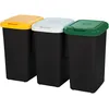 Image de Tontarelli Poubelle recyclage Inde 3 x 25 l