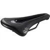 Image de Selle San Marco SHORTFIT 2.0 Shield Supercomfort Racing   Selle Gravel et Bikepacking avec Garde-Boue Intégré, Canal Anatomique, Gel Extra, Cadre Acier Robuste   Taille S3, Noir