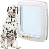 Image de Ferplast Porte pour Grands Chiens, Chatiere Porte pour Chiens, Entrée et Sortie Contrôlables à 4 Voies, Proctection contre les Courants d'air, Tunnel Complet, SWING 15 Chatiere pour Chien, Blanc