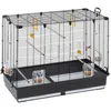 Image de Ferplast Grande Cage pour Canaris, Perruches et Oiseaux Exotiques PIANO 6, avec Mangeoires Pivotantes et Accessoires