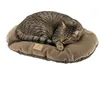 Image de Coussin pour chiens et chats STUART 55/4, double-face, tweed, velours doux, lavable, Marron