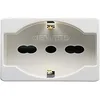 Image de Gewiss GW20246 Presa Standard Italiano/Tedesco 250V ac - 2P+T 16A P40