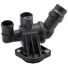 Image de FACET 7.8668 Thermostat d'eau avec joint d'étanchéite 87°C Compatible avec AUDI A4 B7 Avant 8ED A6 C6 Avant 4F5 A6 C6 Berline 4F2 A4 B7 Berline 8EC A4 B6/B7 Cabriolet 8H7, 8HE