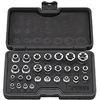Image de Fervi 0195 Serie Lot de 28 clés à douille Torx, adaptées pour boulons Torx Chrome Vanadium