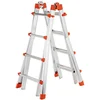 Image de (L) GIERRE AL002 - Escalera telescópica multiposición de aluminio PEPPina de 100 kg (4x4 peldaños)