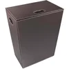Image de Koh-I-Noor - Panier à linge et poubelle - Panier à linge marron foncé Ecopelle 60cm