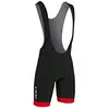 Image de GIST Cuissard Adulte A Bretelles Court Coolmax Noir Bords Rouge XL