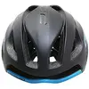 Image de GIST Casque Velo Adulte Route Primo Noir Mat-Bleu Sky Full in-Mold Taille 52-57 REGLAGE MOLETTE 250GRS
