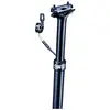 Image de SWITCH - Support télescopique Aluminium Noir - Randonnée 125 mm - Passage câble intérieur - Selle VTT