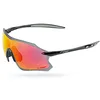 Image de Gist Lunettes de cyclisme Pack â   Noir lentille rouge