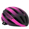 Image de Casque Velo Adulte GIST Route REVOL Rose-Noir Femme ET Junior Full in-Mold Taille 54-58 REGLAGE MOLETTE