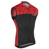 Image de MAILLOT GIST HOMME TATTOO SANS MANCHES ZIP TOTAL NOIR-ROUGE XL -5356