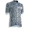 Image de MAILLOT GIST HOMME PAINT MANCHES COURTES ZIP TOTAL NOIR-BLANC S -5344