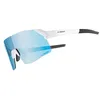 Image de GIST Rocket - Lunettes de cyclisme unisexe légères, cadre noir ou blanc, verres interchangeables (miroir Cat.3, Transparent, Amber), design enveloppant pour Cyclisme Road, VTT et Gravel