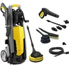 Image de Lavor Predator 160, Nettoyeur haute pression électrique eau froide 2500W 160 bar, 510 L/hr, Chariot avec poignée ergonomique, roues, Accessoires, Système d'arrêt automatique, Jaune et Noir