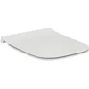 Image de Ideal Standard i.life B Abattant WC, forme angulaire, Abattant de toilette durable avec système de dégagement rapide pour un nettoyage facile, en duroplast robuste   Blanc (360x450x45 mm)