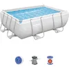 Image de Bestway Power Steel  9'3" x 6'5" x 33"/2.82m x 1.96m x 84cm Rectangular Pool Set