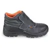 Image de Beta 7245BK 37 - Chaussure montante à lacets en cuir pleine fleur pigmenté hydrofuge, délaçage rapide, protection frontale avec languette d'ouverture rapide type "scratch"