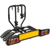 Image de Peruzzo - Porte-vélo attelage Siena 3 vélos - Inclinable - Noir Mat - Simple d'installation - Système Anti-Rayures - Charge Max 51 kg - Inclinaison pour accès Coffre - Compatible vélos 12 à 29 Pouces