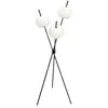 Image de kdln lampadaire LED Kushi, noir, hauteur 140 cm