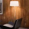 Image de kdln Lampe sur pied Tripod, crème, hauteur 175 cm, variateur d'intensité