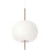Image de kdln suspension Kushi, couleur cuivre/blanc, Ø 33 cm, verre