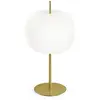 Image de kdln Lampe à poser Kushi XL, laiton/blanc, hauteur 60 cm, à intensité variable