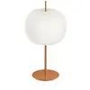 Image de kdln Lampe à poser Kushi XL, cuivre/blanc, hauteur 61 cm