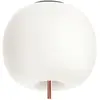 Image de kdln Plafonnier Kushi, couleur cuivre/blanc, Ø 16 cm, verre