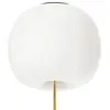 Image de kdln Plafonnier Kushi XL, couleur laiton/blanc, Ø 43 cm, verre