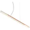 Image de kdln suspension Dala linéaire, blanc sable/cuivre 3 000 K 150 cm