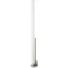 Image de kdln Lampe sur pied LED modèle T, acier inoxydable, hauteur 185 cm, variateur