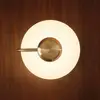 Image de Applique murale LED TRATTO de kdln, laiton, Ø 27 cm, métal/verre