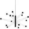 Image de Suspension LED kdln POLAR 15.2, Ø 93 cm, noir, 15 ampoules, à intensité variable